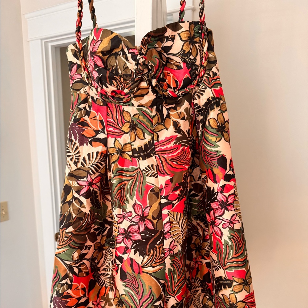 Hutch Bustier Printed Romper